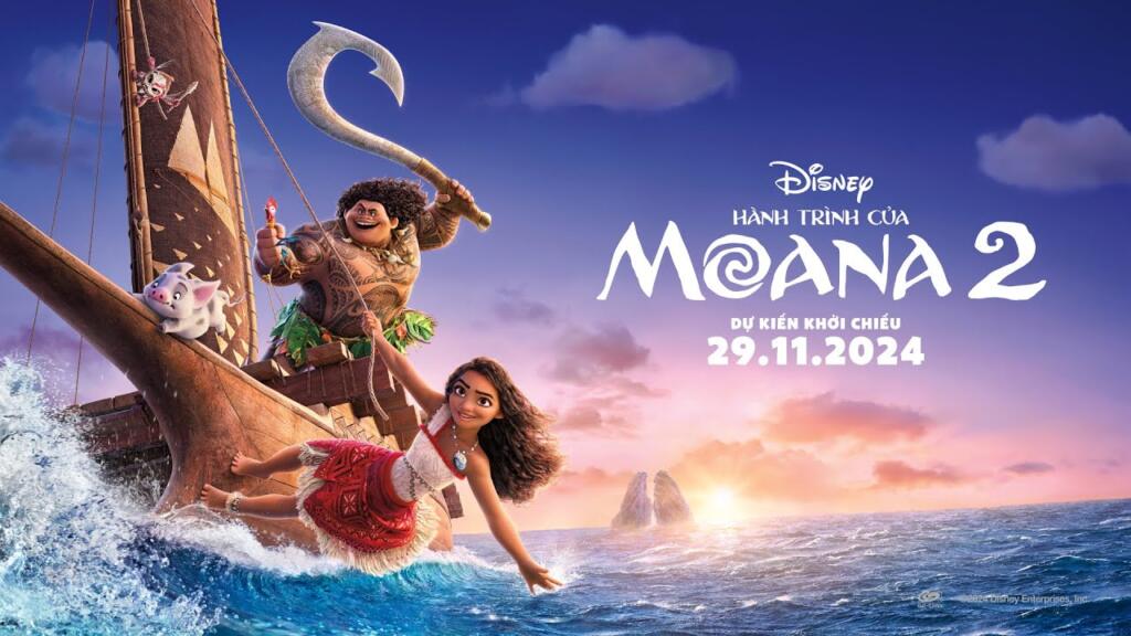 Moana - phim hoạt hình tiếng Anh truyền cảm hứng về lòng dũng cảm, giúp trẻ học từ vựng, luyện nghe và phát âm tự nhiên