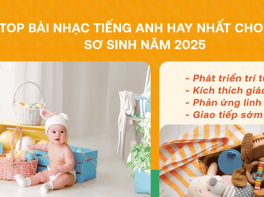 Ảnh bìa nhạc tiếng anh cho trẻ sơ sinh